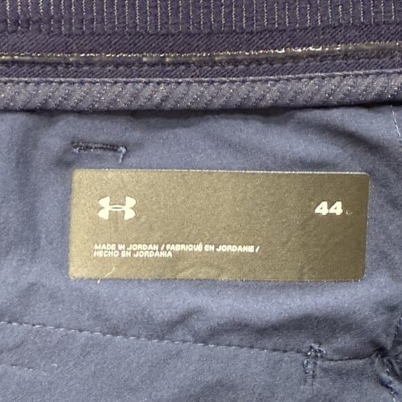 Under Armour Iso-Chill Storm Golf Shorts 44 Navy Blue Water Repellent Stretch‎ - Picture 3 of 14